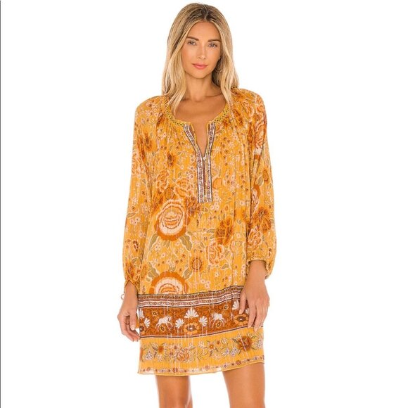 Spell & the Gypsy Collective Mystic Tunic Sunflower Dress - Picture 4 of 11